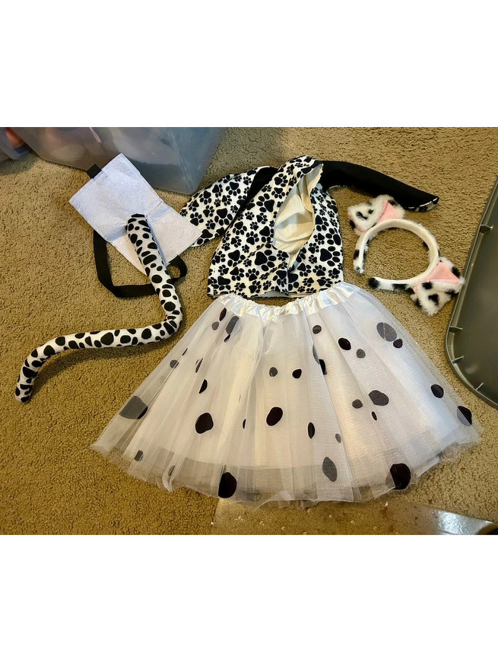 Youth small Dalmatian costume